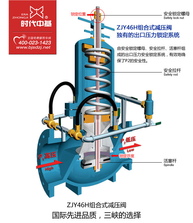 减压阀的工作原理——出口压力锁定系统